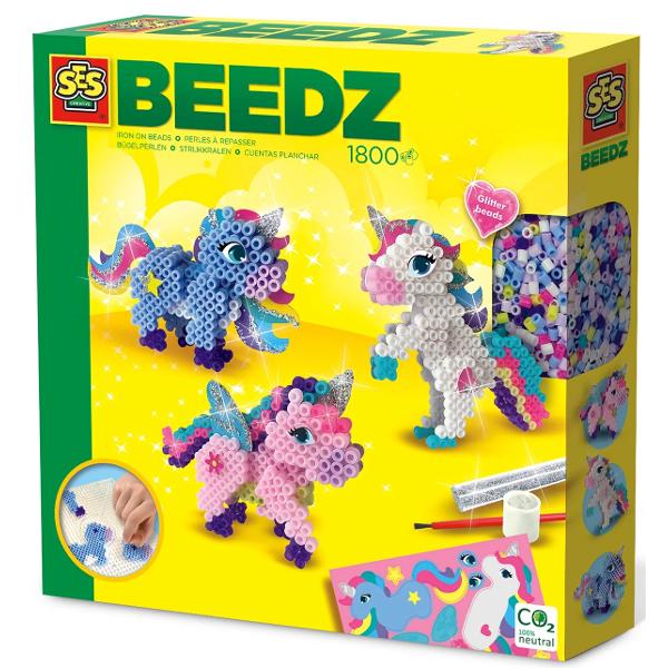 Set margele de calcat. Beedz: Unicorni