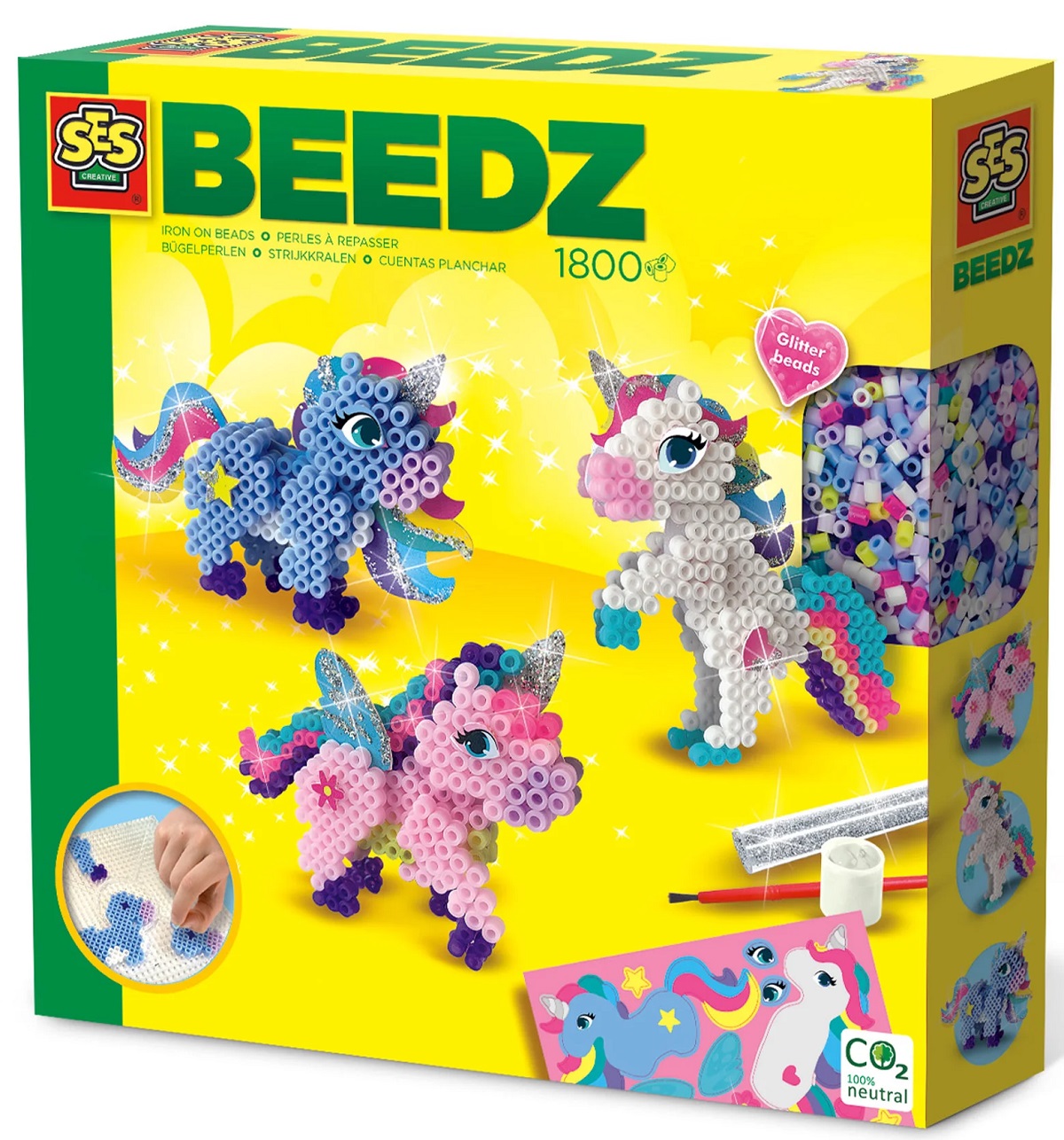Imaginea produsului 'Set margele de calcat. Beedz: Unicorni'