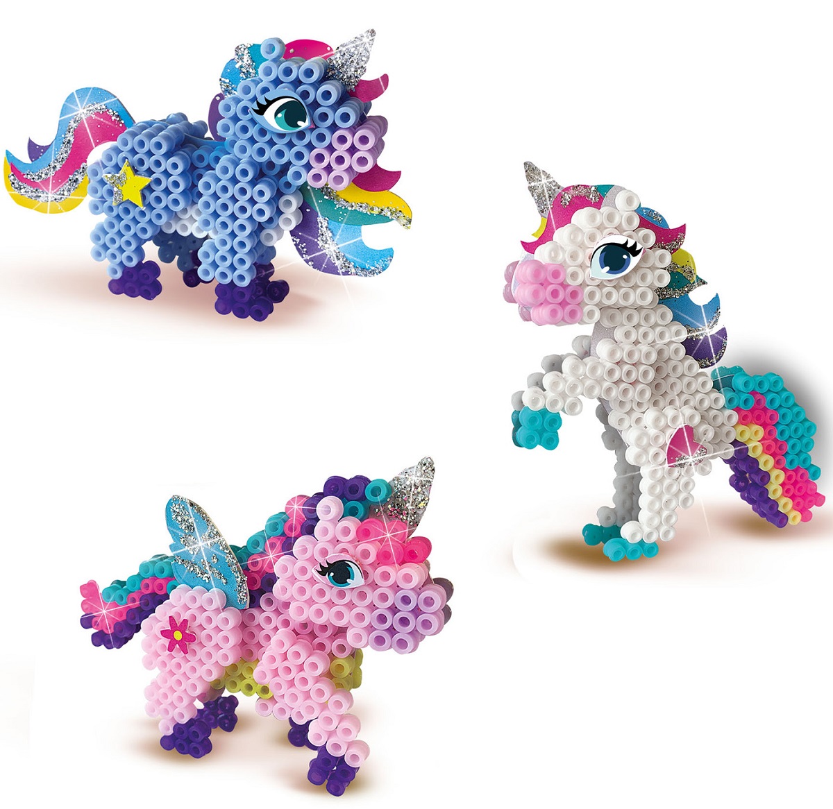 Imaginea produsului 'Set margele de calcat. Beedz: Unicorni'