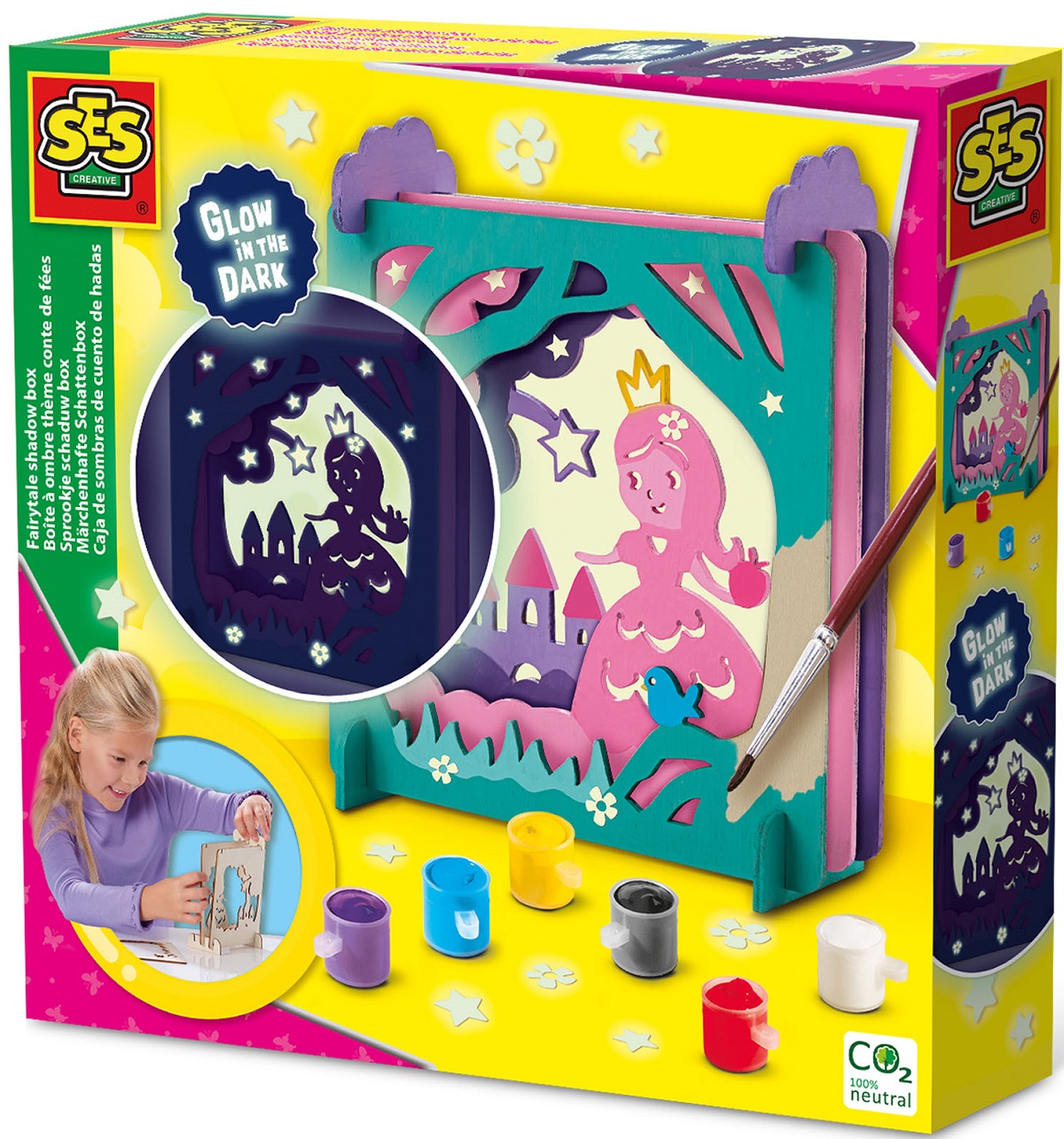 Imaginea produsului 'Set creativ: Glow in the Dark. Povești cu umbre'