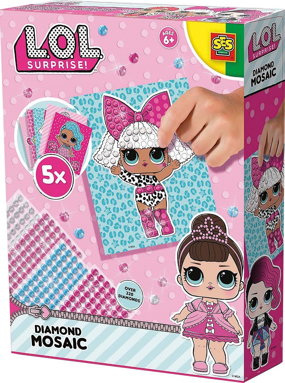 Imaginea produsului 'Mozaic cu diamante: L.O.L.'
