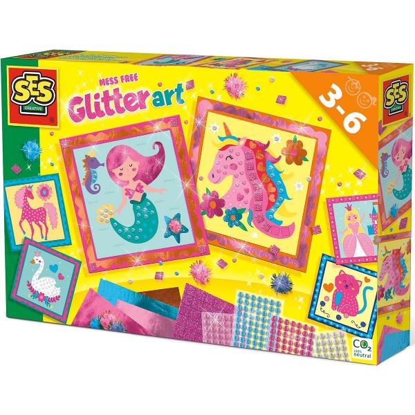 Set creativ: Mess free glitter art