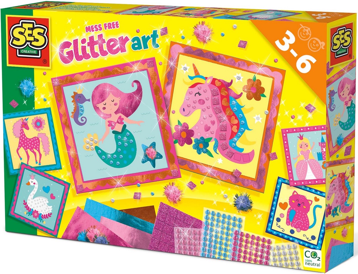 Imaginea produsului 'Set creativ: Mess free glitter art'