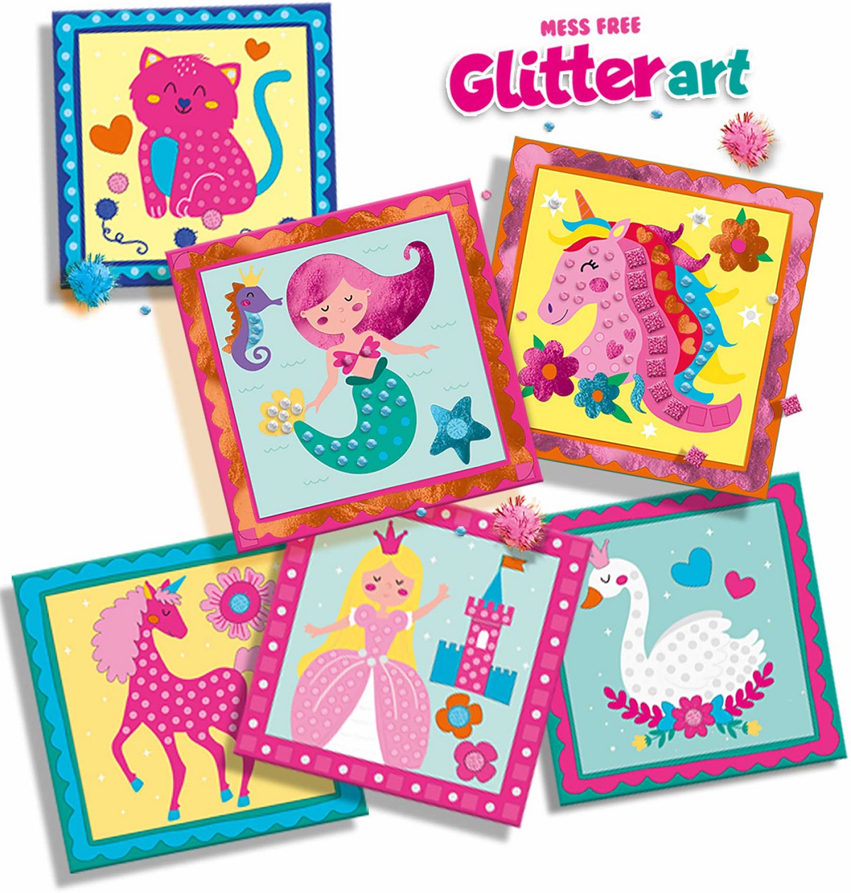 Imaginea produsului 'Set creativ: Mess free glitter art'