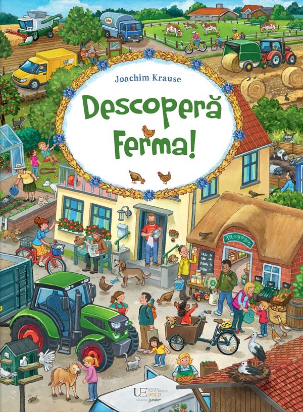Coperta cărții 'Descoperă ferma! - Christine Kugler'