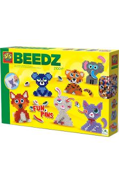 Imaginea produsului 'Joc creativ. Set mărgele de călcat. Funpins animale'