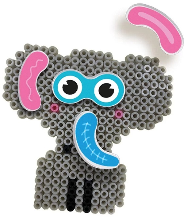 Imaginea produsului 'Joc creativ. Set mărgele de călcat. Funpins animale'