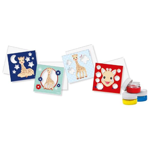 Set acuarele pentru degete. Girafa Sophie