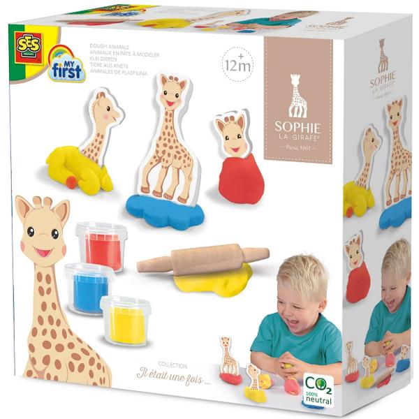Animale din plastilina. Girafa Sophie