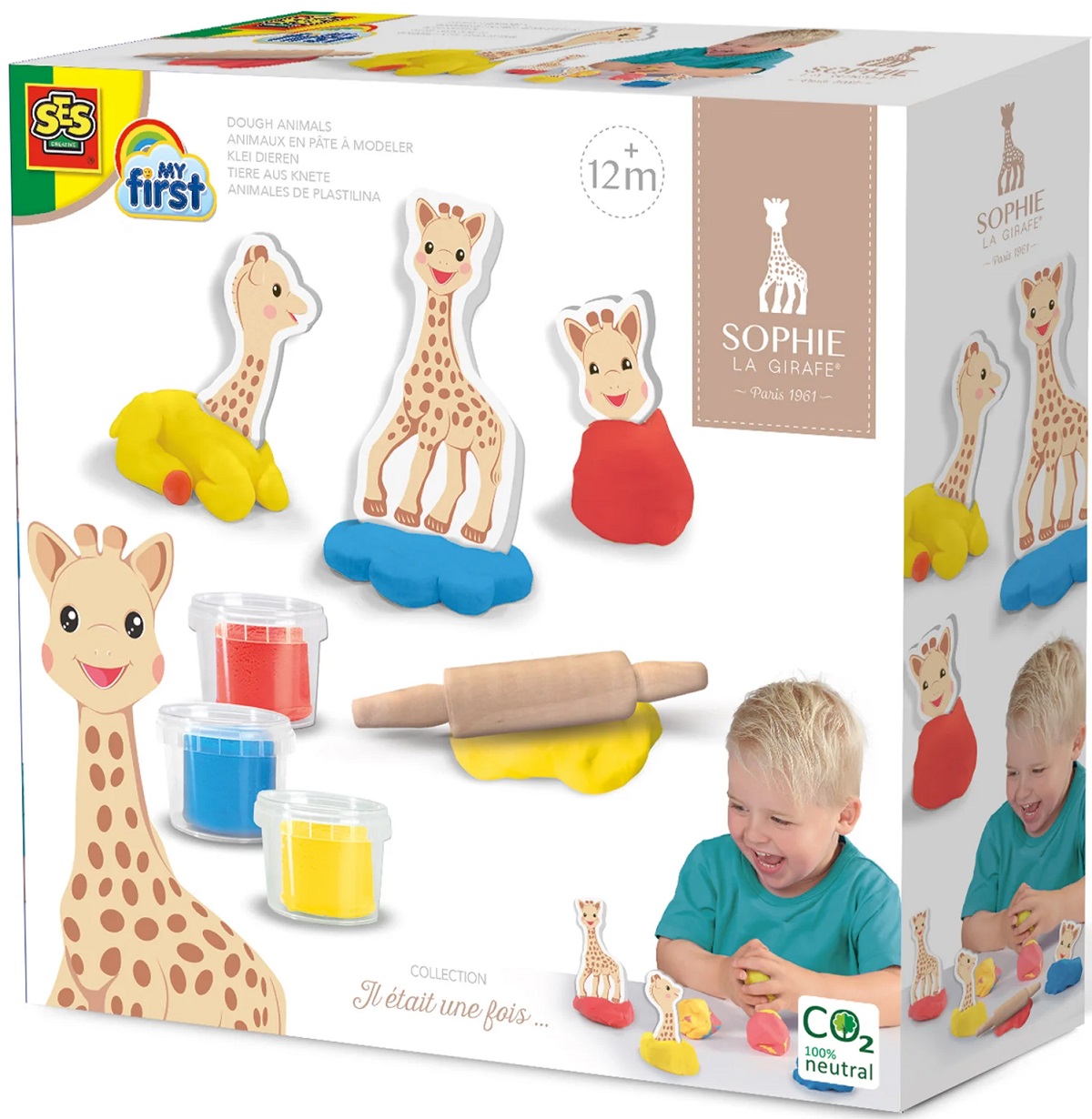 Imaginea produsului 'Animale din plastilină. Girafa Sophie'