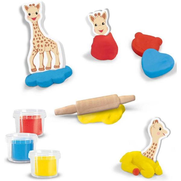 Animale din plastilina. Girafa Sophie