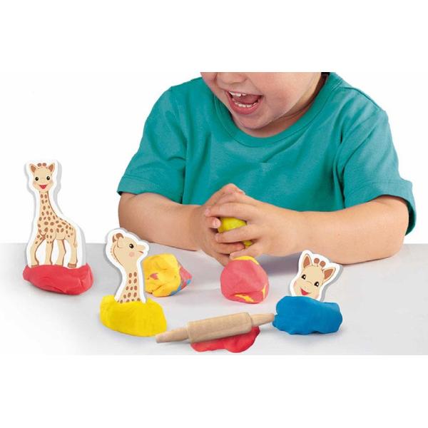 Animale din plastilina. Girafa Sophie