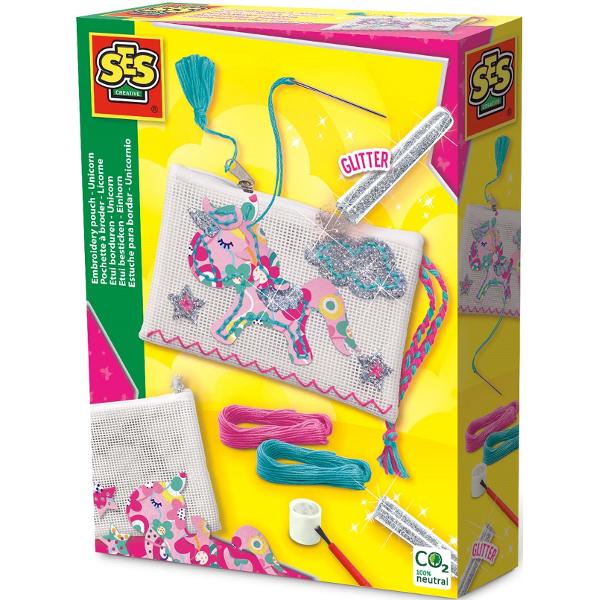 Set creativ: Gentuta brodata. Unicorn