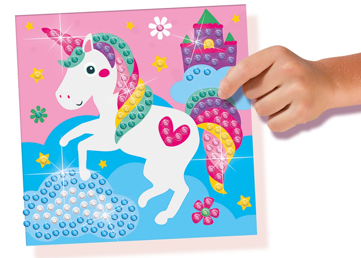 Imaginea produsului 'Set creativ: Pictură cu diamante. Animale fericite'