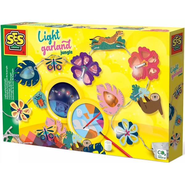 Set creativ cu ghirlanda luminoasa: Light Garland Jungle