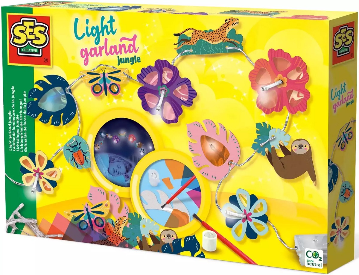 Imaginea produsului 'Set creativ cu ghirlandă luminoasă: Light Garland Jungle'