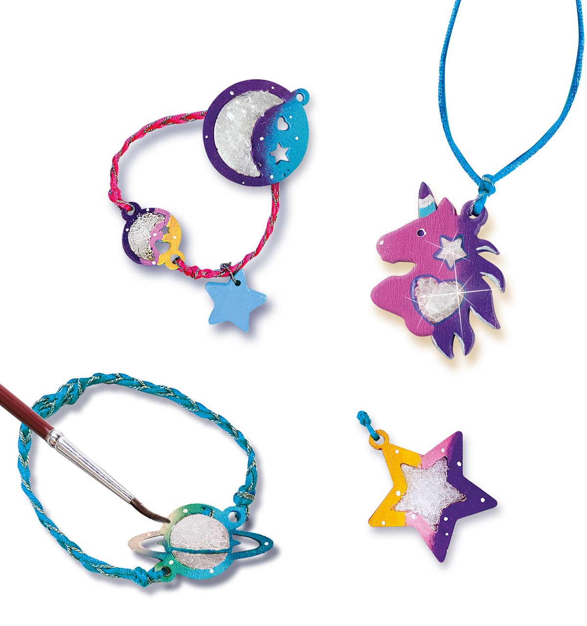 Imaginea produsului 'Set creativ. Crystal Galaxy Jewellery'