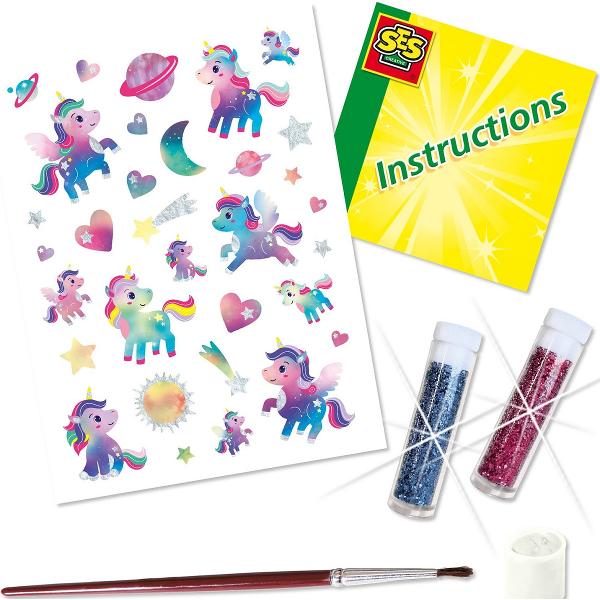 Set creativ: Unicorn Galaxy Tatoos