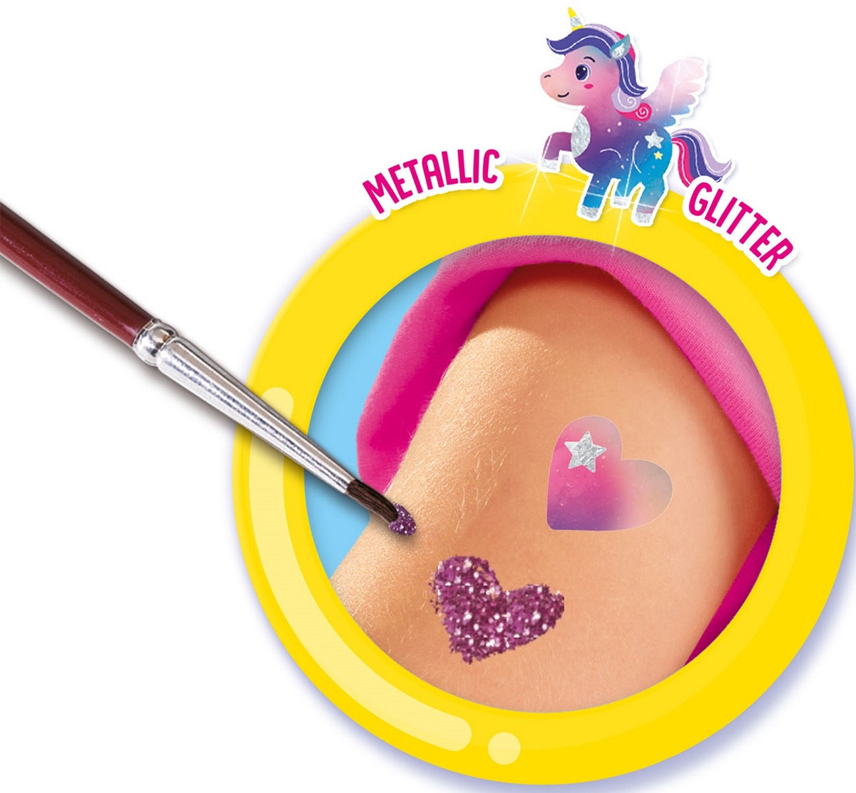 Imaginea produsului 'Set creativ: Unicorn Galaxy Tatoos'
