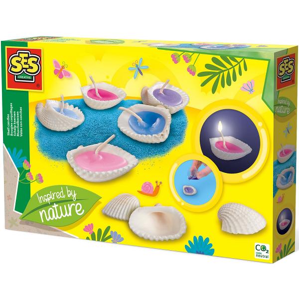 Set creativ: Lumanari in scoica