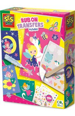 Imaginea produsului 'Set creativ felicitări: Rub on Transfers Pictures'