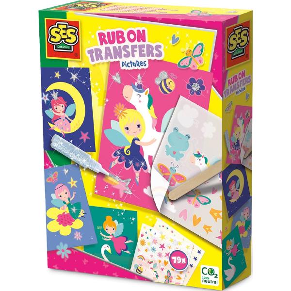 Set creativ felicitari: Rub on Transfers Pictures