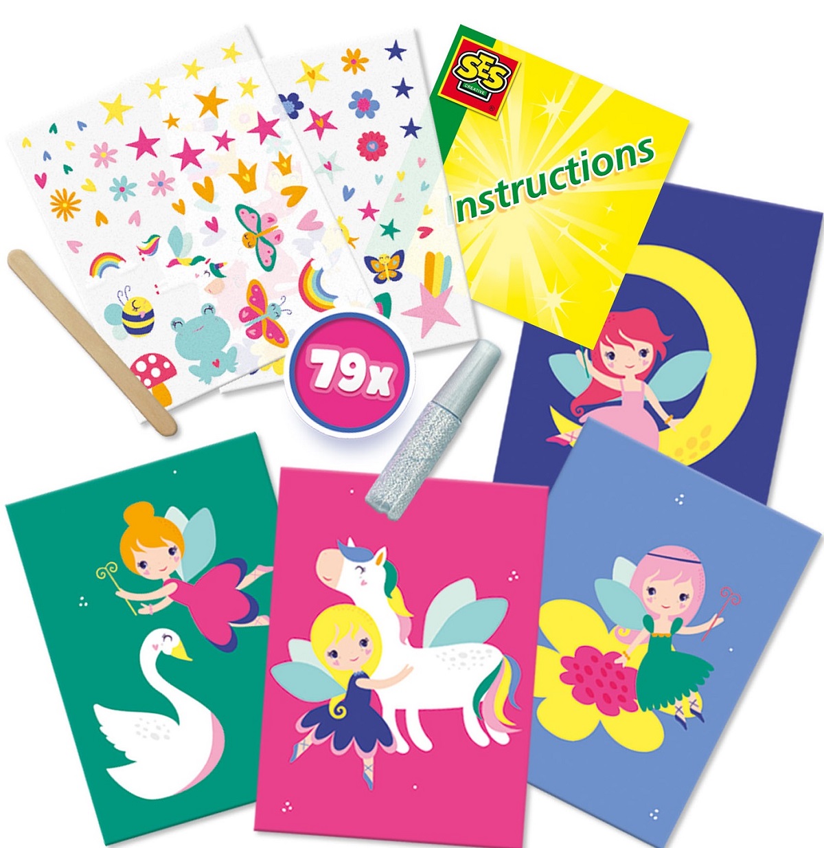 Imaginea produsului 'Set creativ felicitări: Rub on Transfers Pictures'