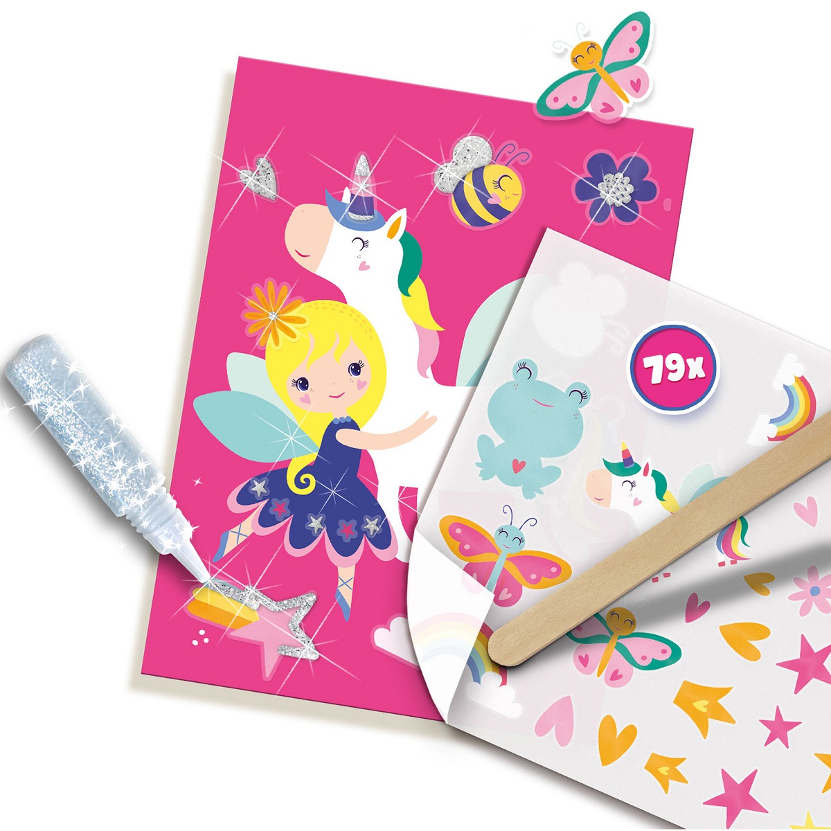 Imaginea produsului 'Set creativ felicitări: Rub on Transfers Pictures'