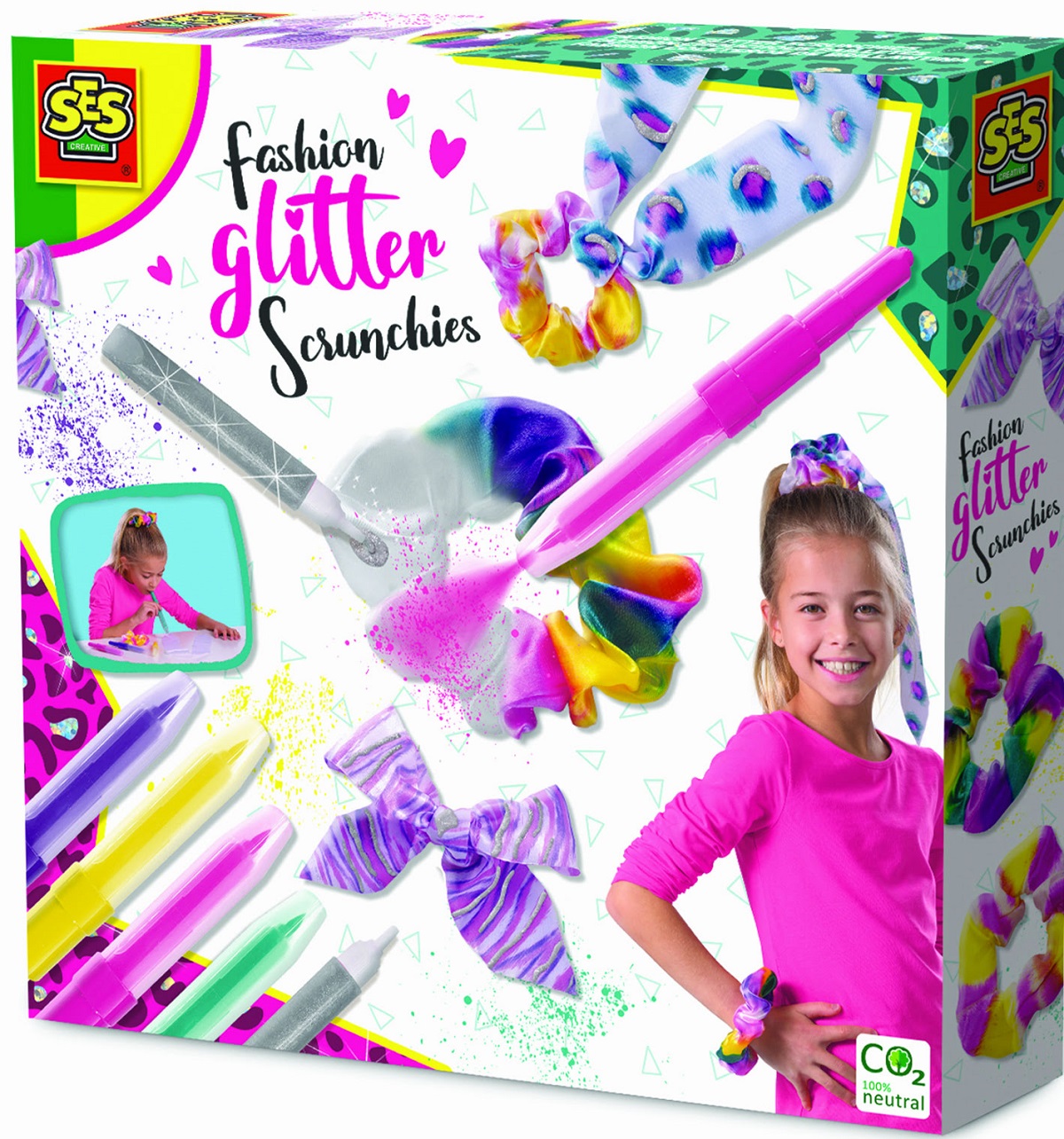 Imaginea produsului 'Set creativ. Elastice de păr cu sclipici'