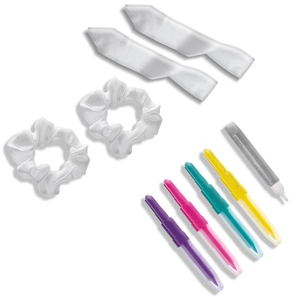 Set creativ. Elastice de par cu sclipici
