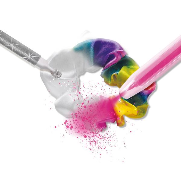 Set creativ. Elastice de par cu sclipici