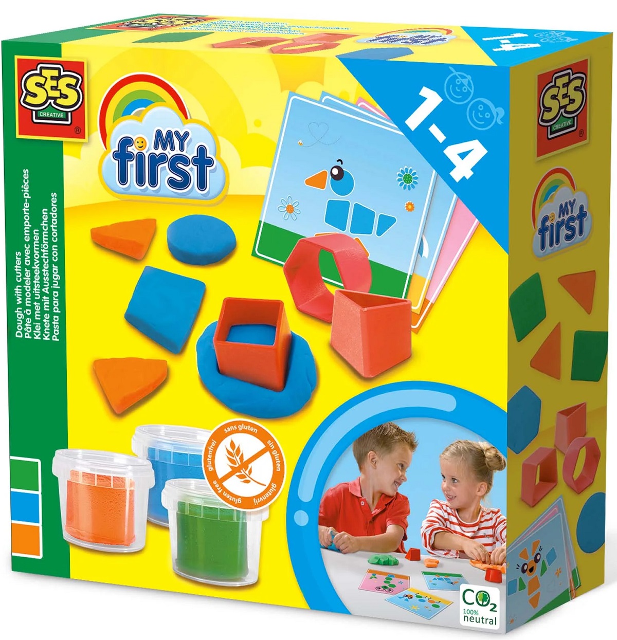 Imaginea produsului 'Plastilină cu forme de modelat. My First'