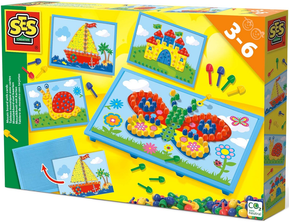 Imaginea produsului 'Set creativ: Tablă mozaic cu carduri'