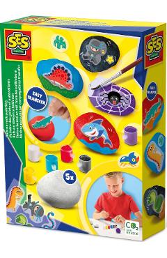 Imaginea produsului 'Set creativ: Pictură pe piatră și tehnica Rub'