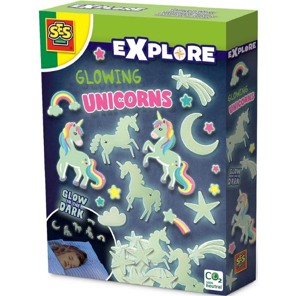 Set Explore: Glow in the Dark. Unicorni