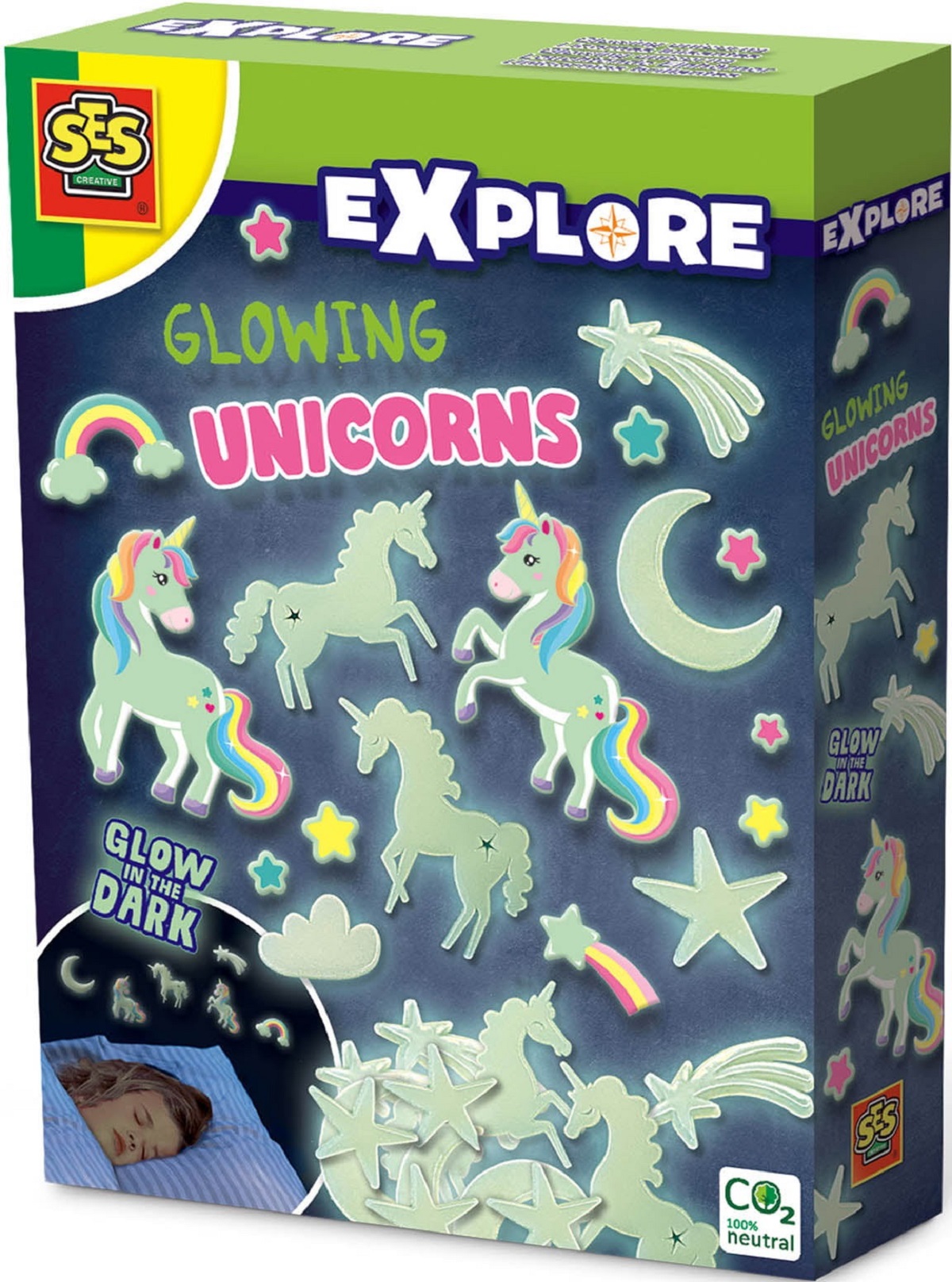 Imaginea produsului 'Set Explore: Glow in the Dark. Unicorni'