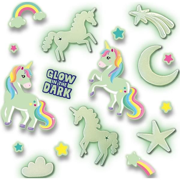 Set Explore: Glow in the Dark. Unicorni