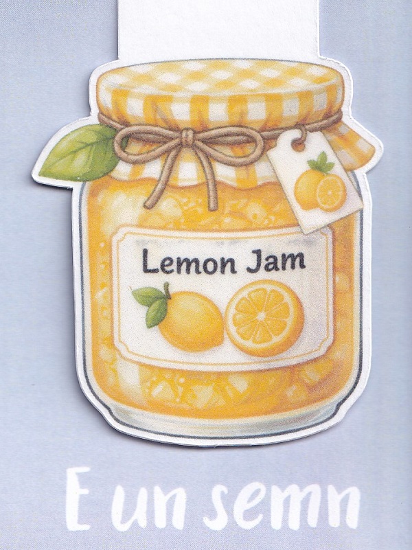 Imaginea produsului 'Semn de carte magnetic: Lemon jam'