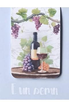 Imaginea produsului 'Semn de carte magnetic: Struguri și vin'