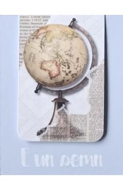 Imaginea produsului 'Semn de carte magnetic: Glob pământesc'