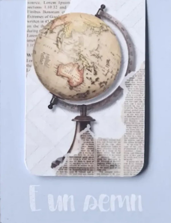 Imaginea produsului 'Semn de carte magnetic: Glob pământesc'