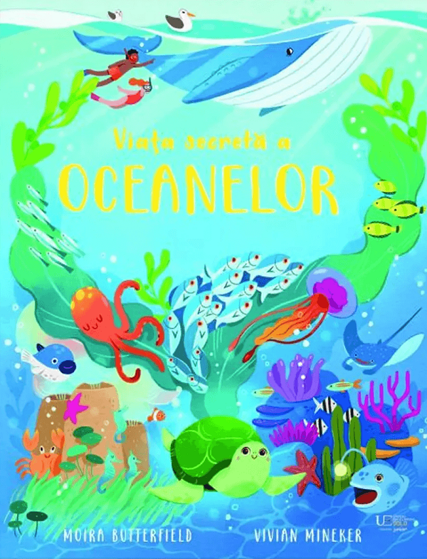 Coperta cărții 'Viața secretă a oceanelor - Moira Butterfield'