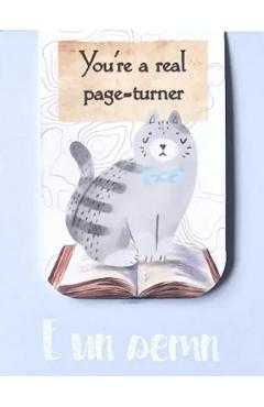 Imaginea produsului 'Semn de carte magnetic: You're a real page-turner'