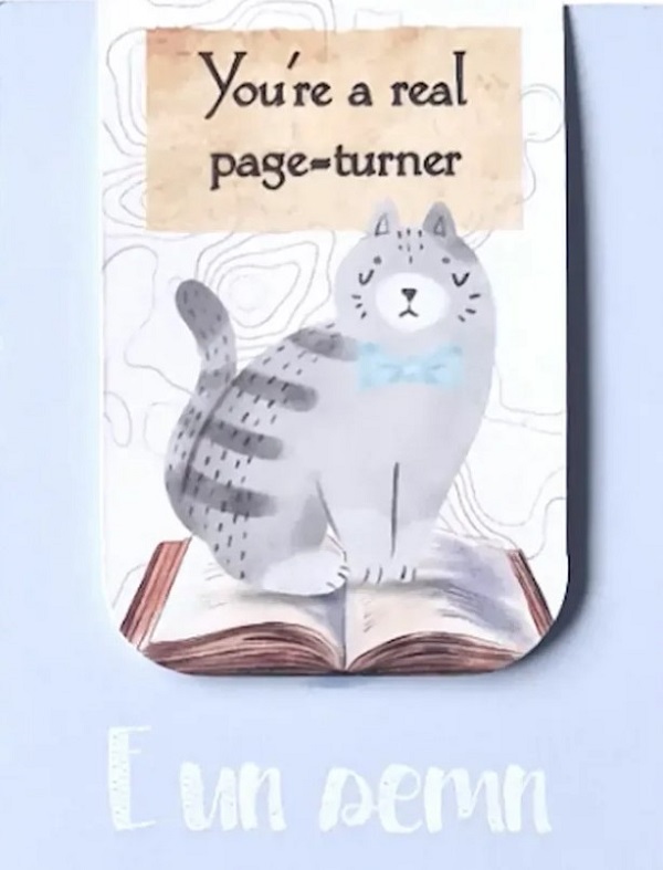 Imaginea produsului 'Semn de carte magnetic: You're a real page-turner'