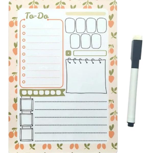 Planner magnetic. Portocaliu