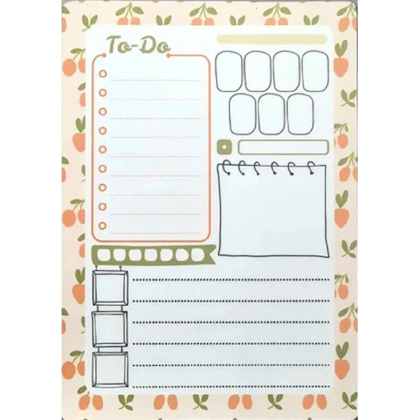 Planner magnetic. Portocaliu