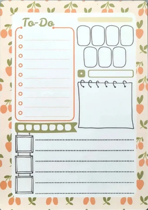 Imaginea produsului 'Planner magnetic. Portocaliu'