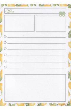 Imaginea produsului 'Planner magnetic. Lămâi'