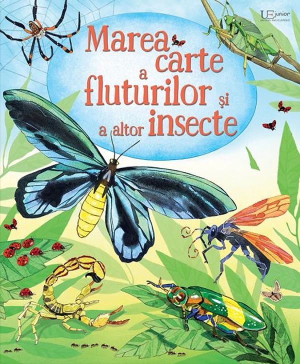 Coperta cărții 'Marea carte a fluturilor și a altor insecte - Emily Bone'