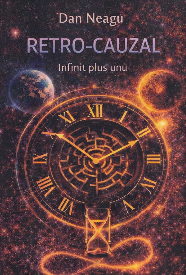 Coperta cărții 'Retro-cauzal. Infinit plus unu - Dan Neagu'